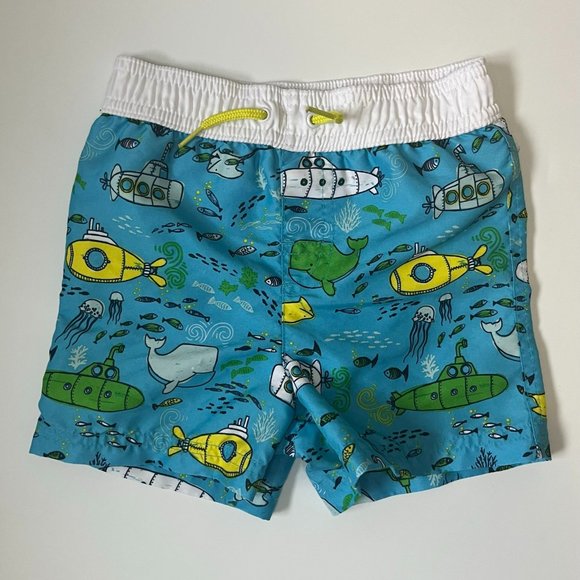 George Swimming Shorts - 18 to 24 months boys swim shorts - Toddler swim trunks - Picture 1 of 5